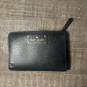Kate Spade Black Textured Wallet